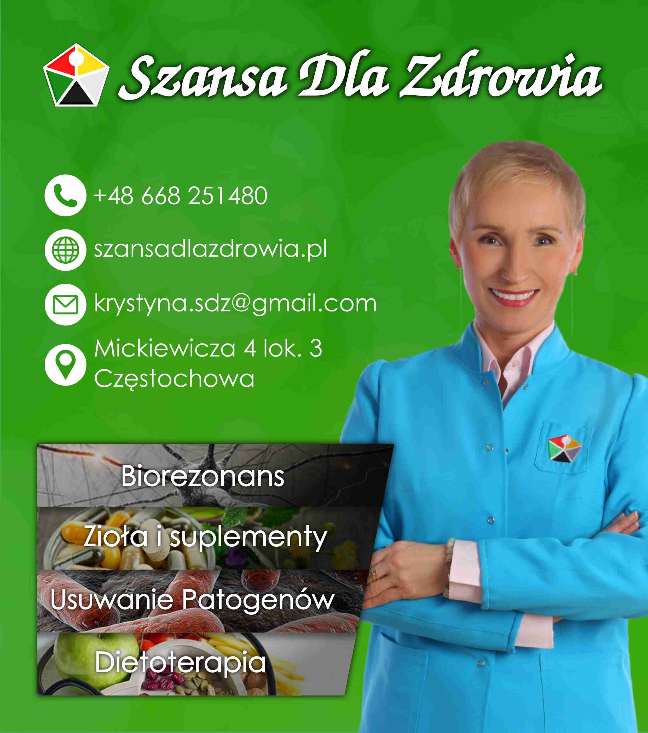 Szansa Dla Zdrowia Damian Michniowski - biorezonans CZĘSTOCHOWA biorezonans CZĘSTOCHOWA